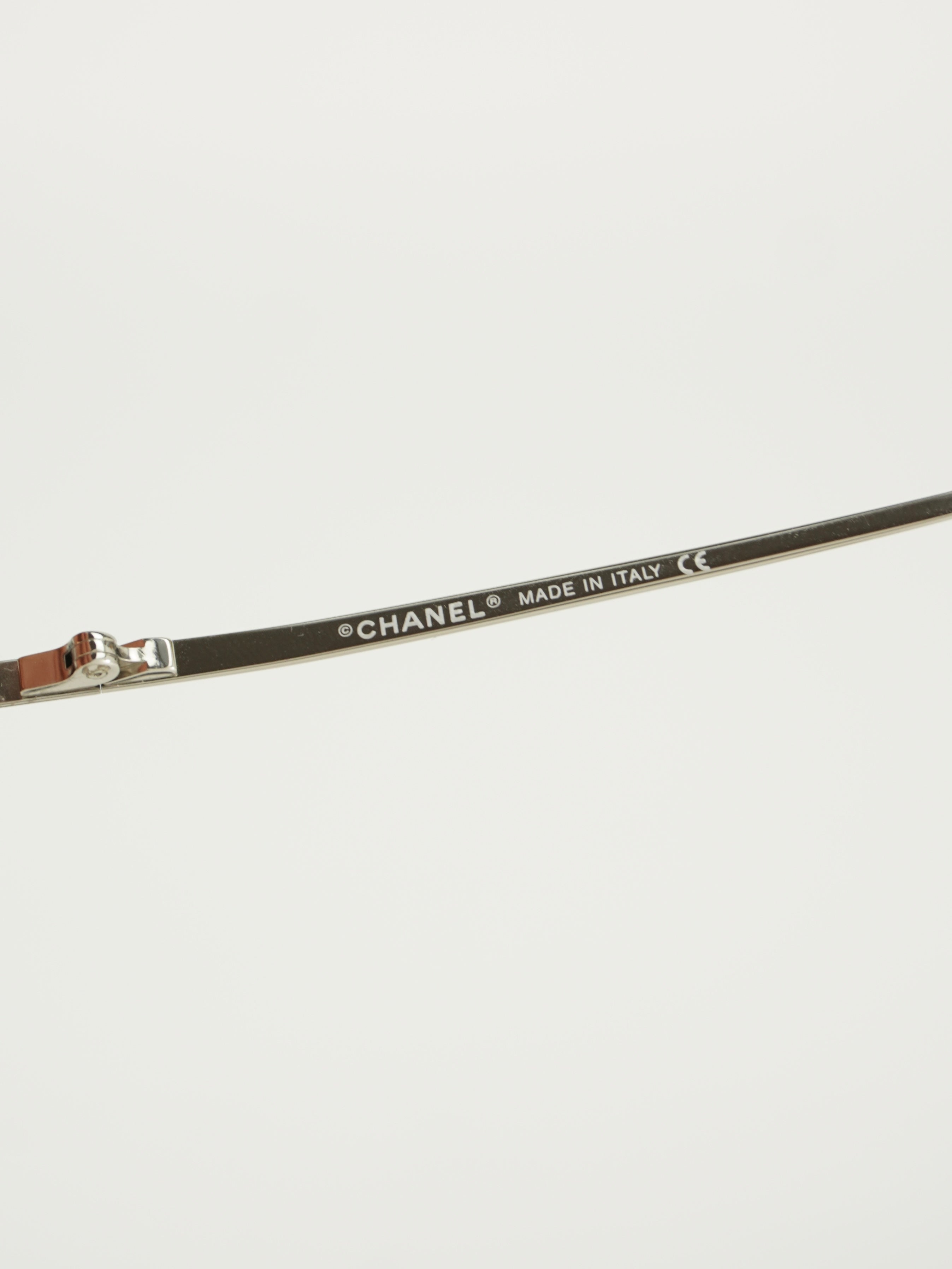CHANEL RIMLESS RHINESTONE SUNGLASSES