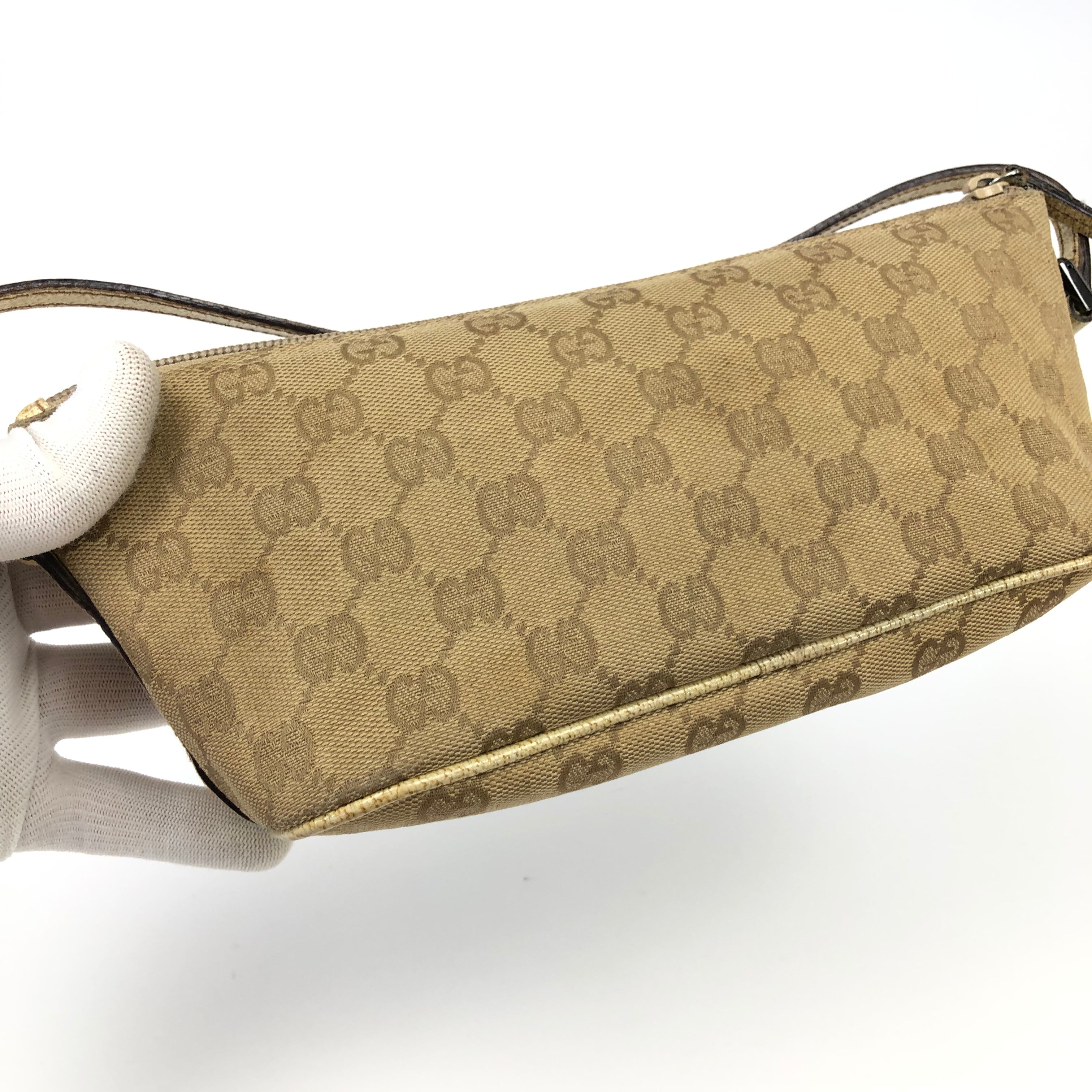 GUCCI MONOGRAM SHOULDER BAG