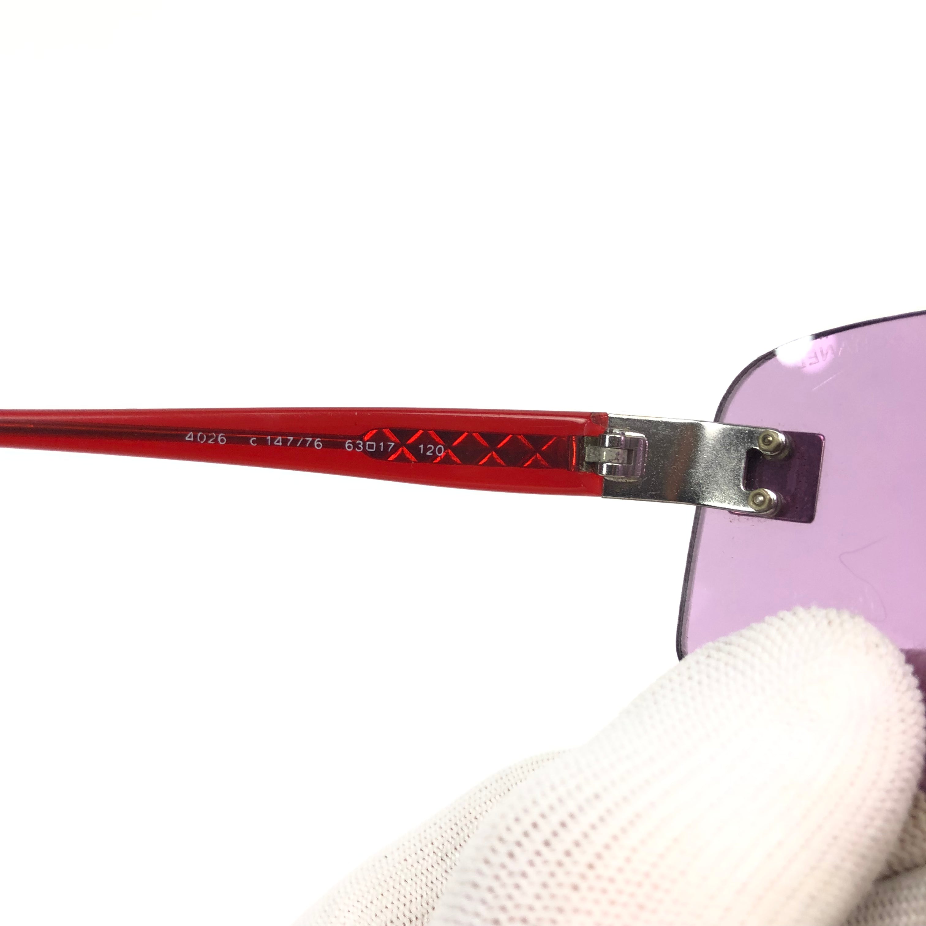 CHANEL RIMLESS SUNGLASSES