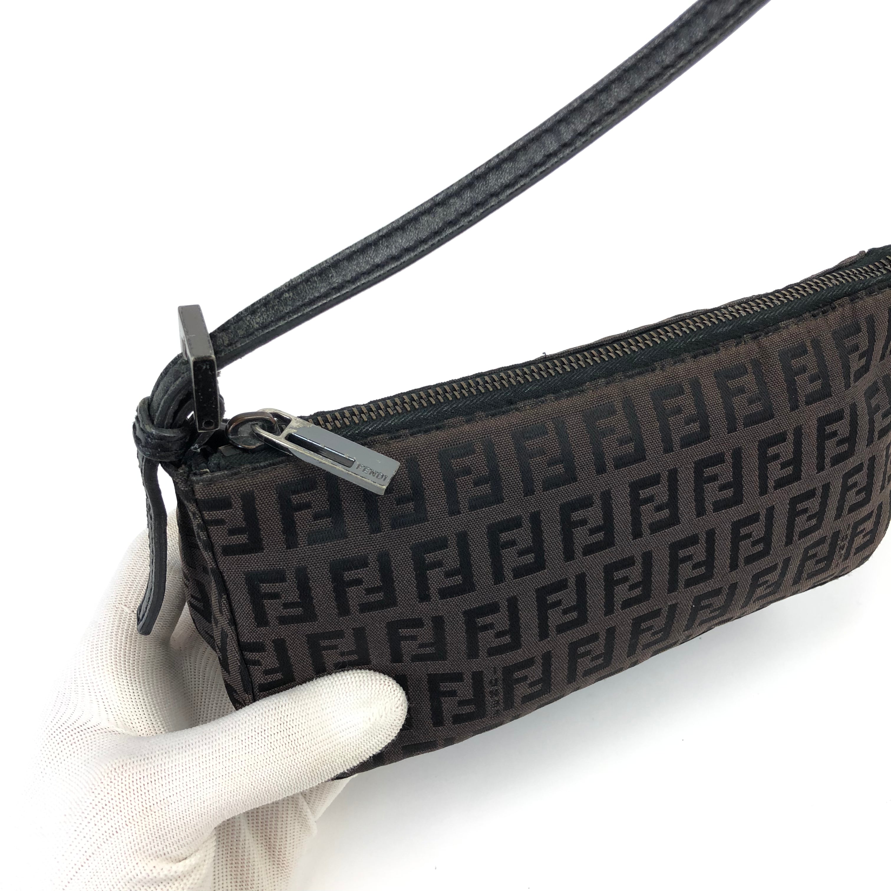 FENDI ZUCCA SHOULDER BAG