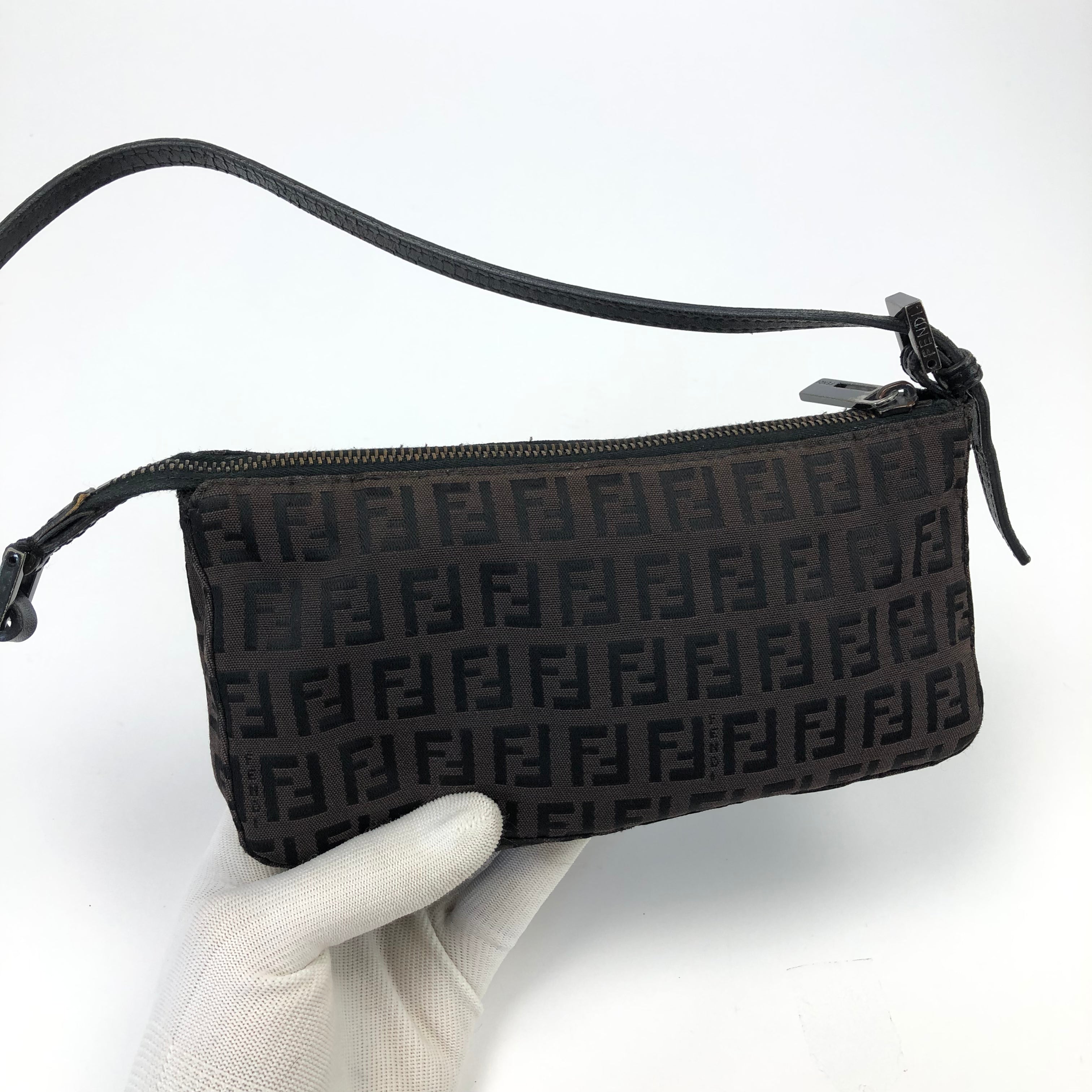 FENDI ZUCCA SHOULDER BAG