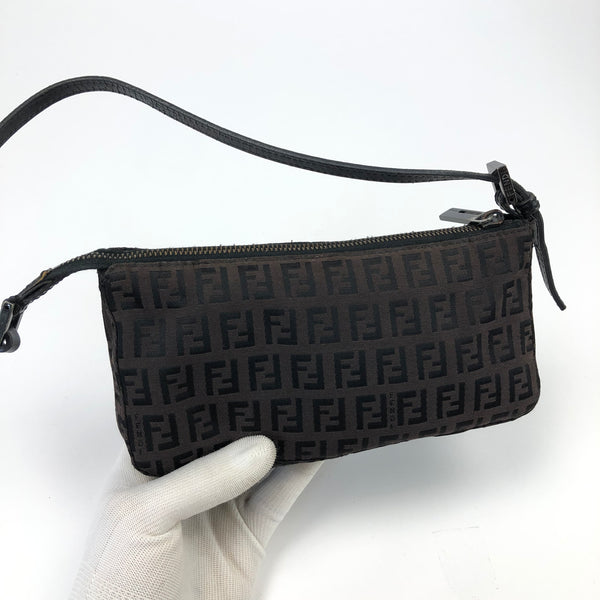FENDI ZUCCA SHOULDER BAG