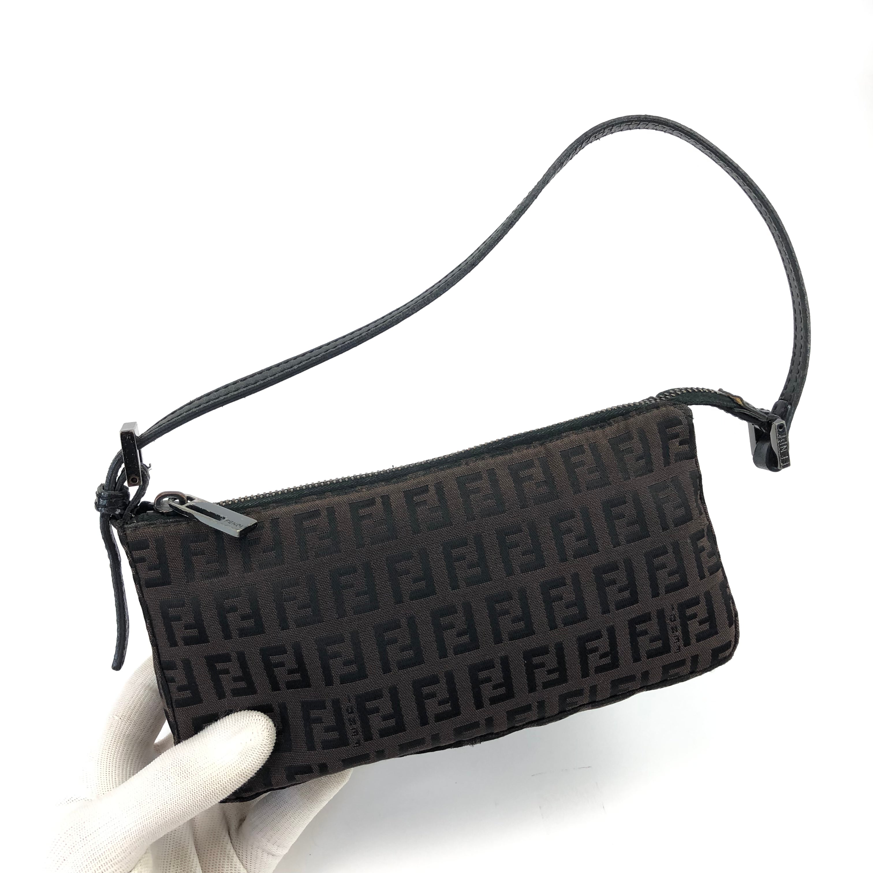 FENDI ZUCCA SHOULDER BAG