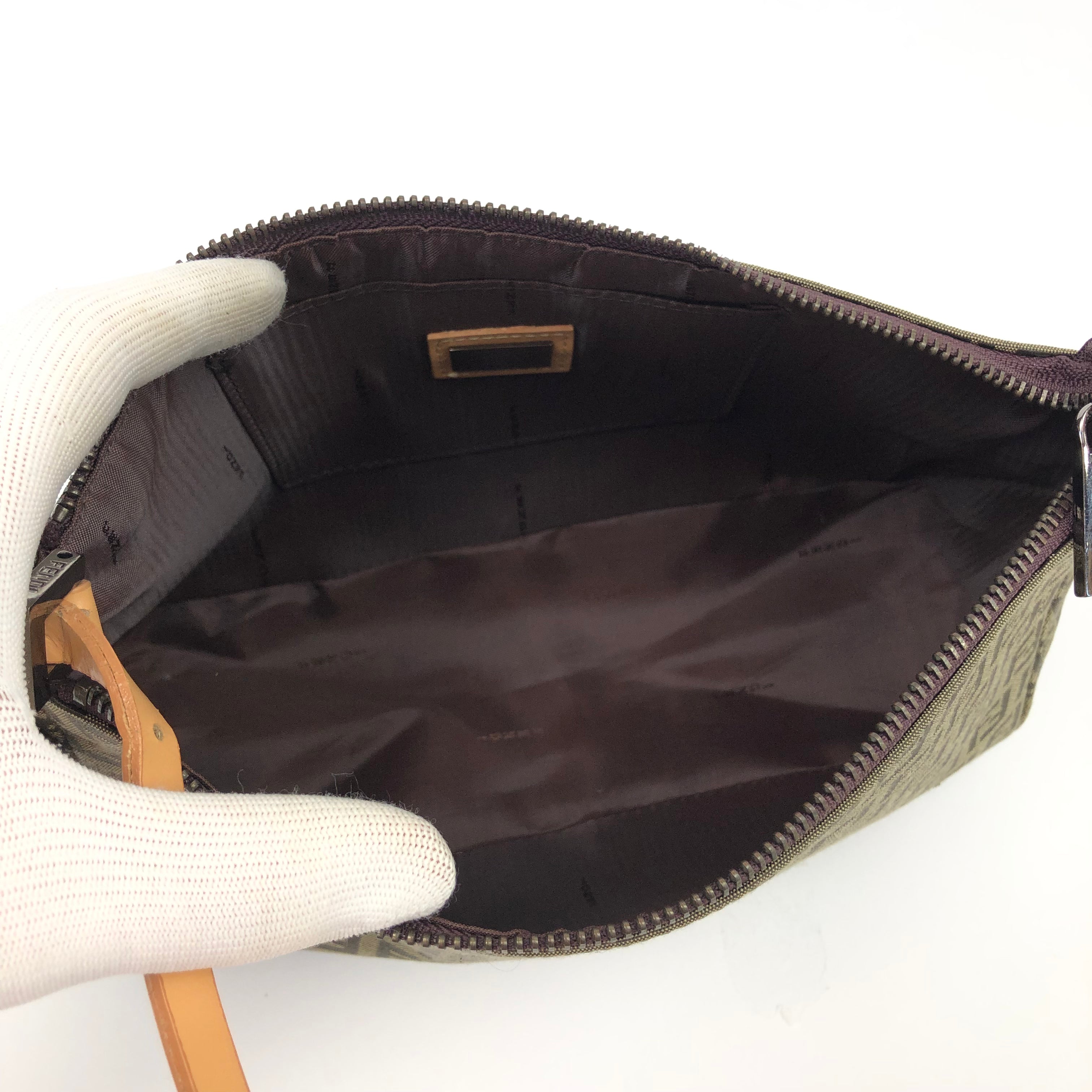 FENDI ZUCCA SHOULDER BAG