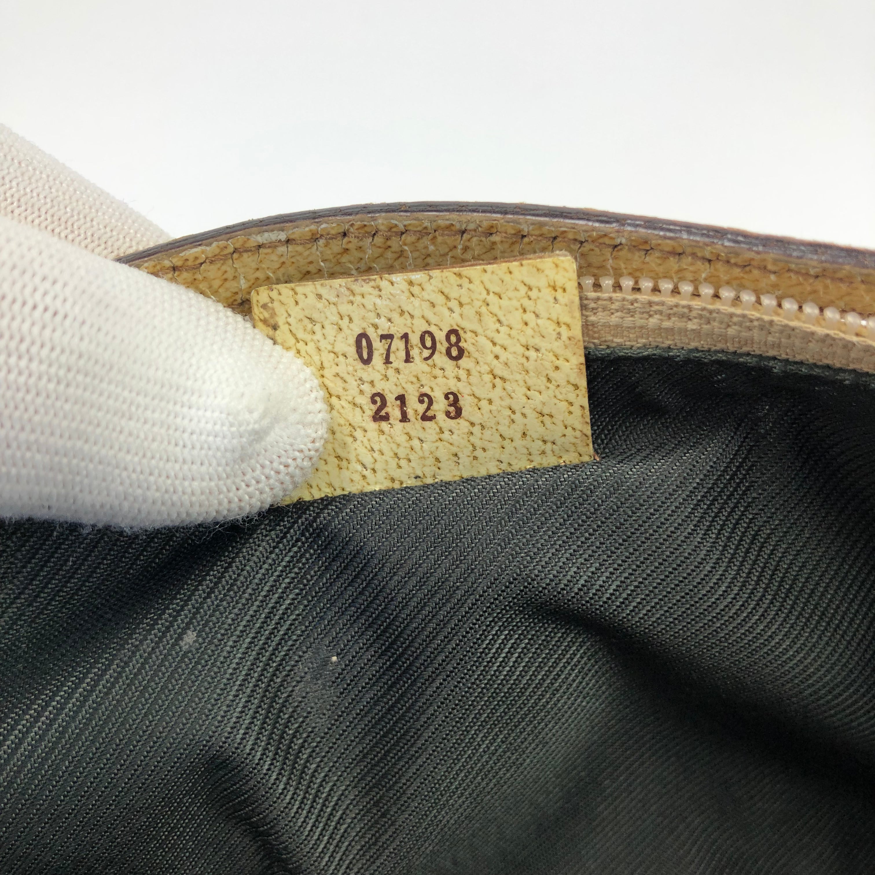 GUCCI MONOGRAM SHOULDER BAG