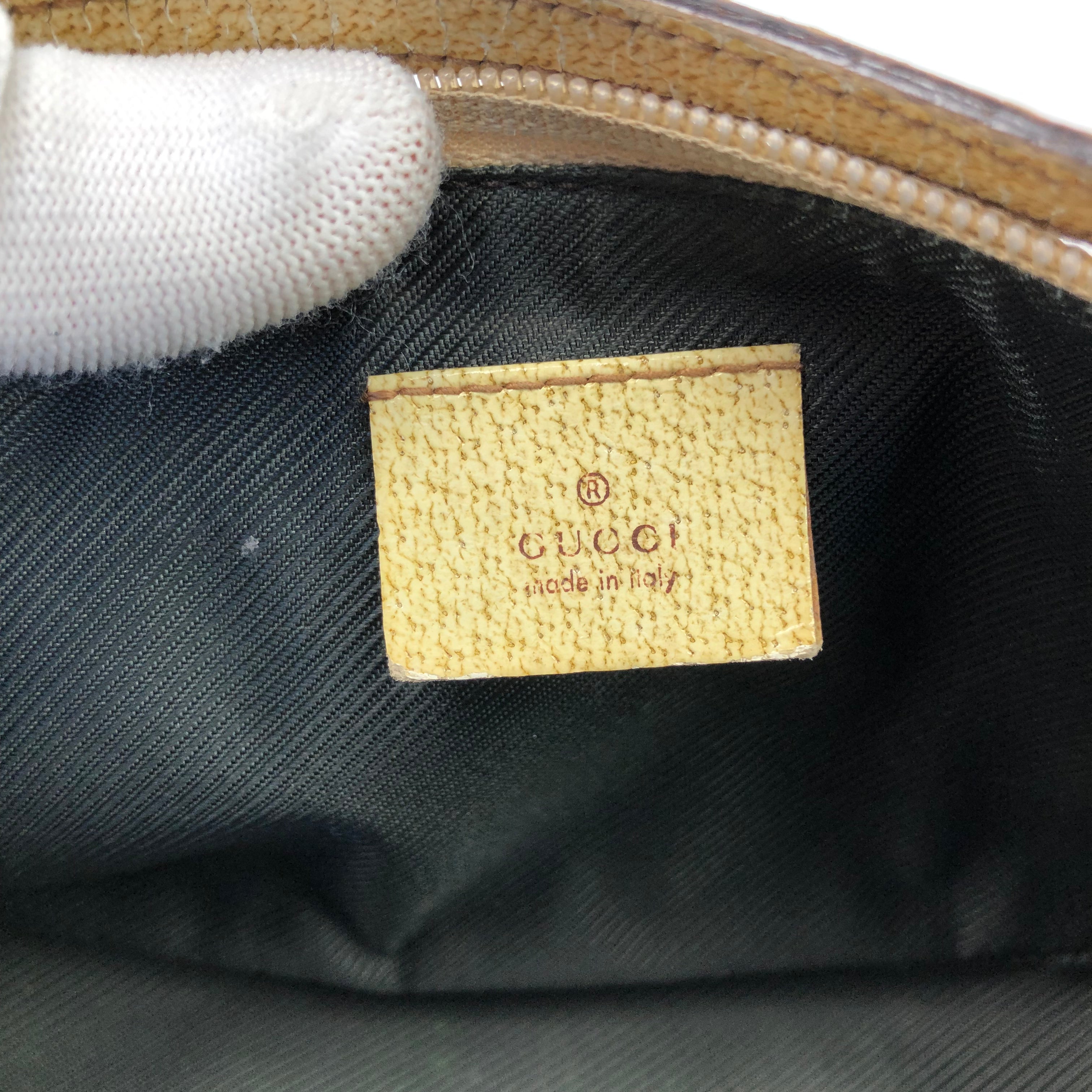 GUCCI MONOGRAM SHOULDER BAG
