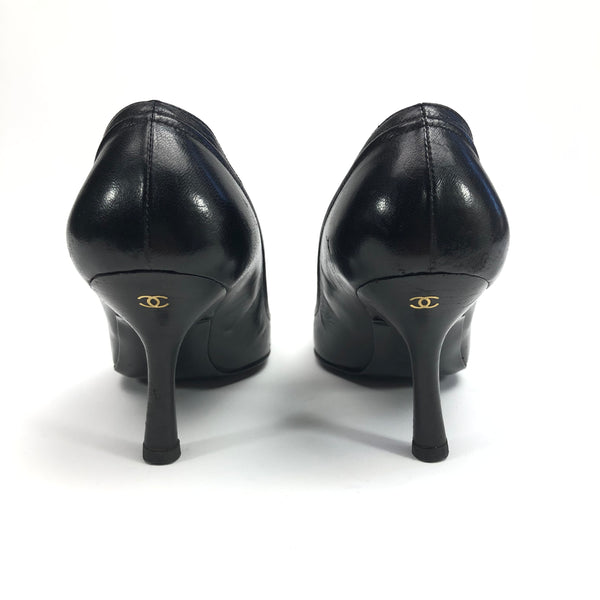 CHANEL LOGO BOW HEELS-  UK 3 / US 5 / EU 36