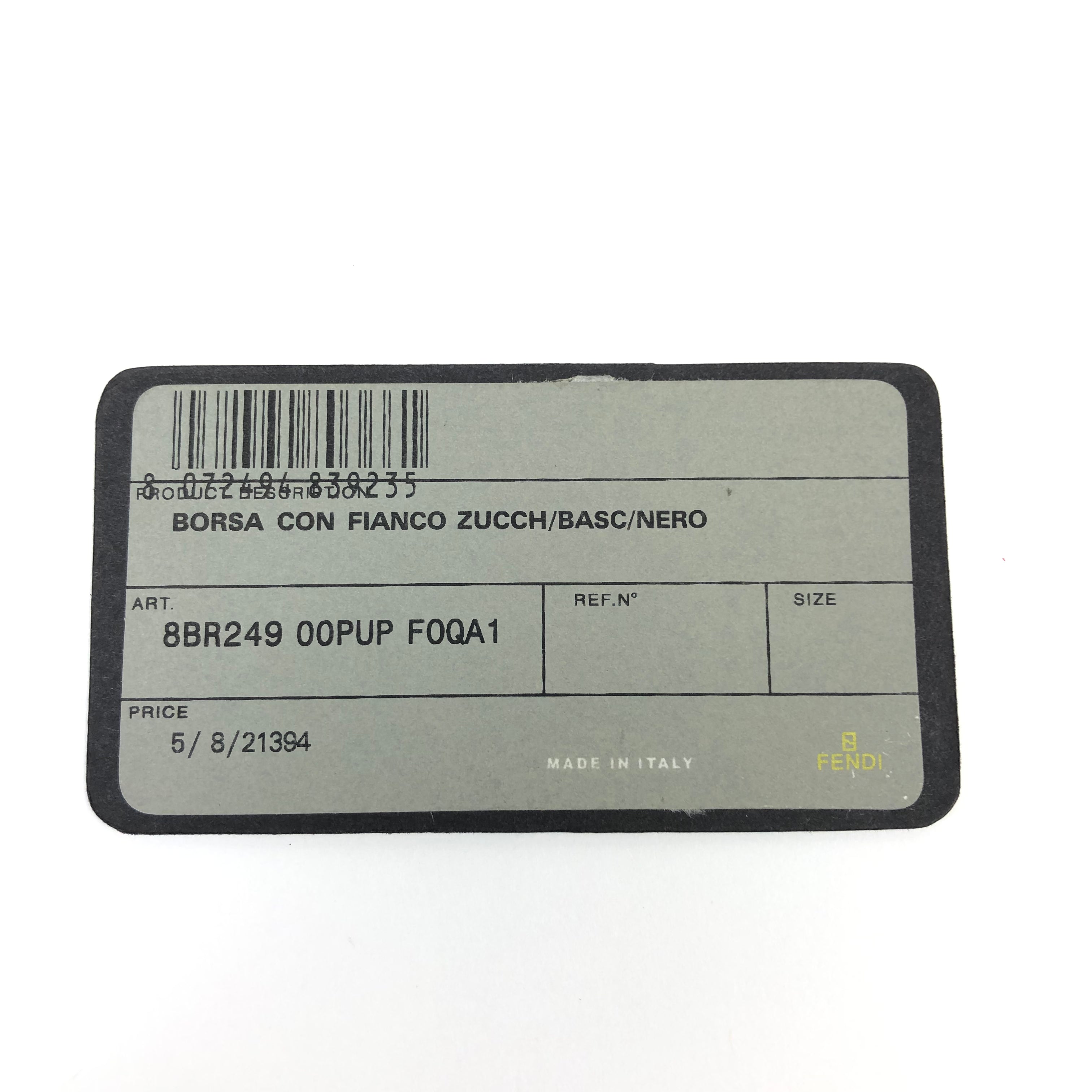 FENDI ZUCCA SHOULDER BAG