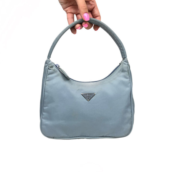 PRADA NYLON MINI HOBO BAG