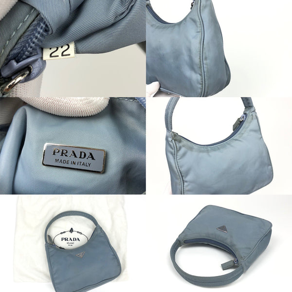 PRADA NYLON MINI HOBO BAG