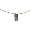 CHRISTIAN DIOR TAG NECKLACE