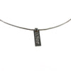 CHRISTIAN DIOR TAG NECKLACE