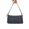 FENDI ZUCCA DENIM SHOULDER BAG