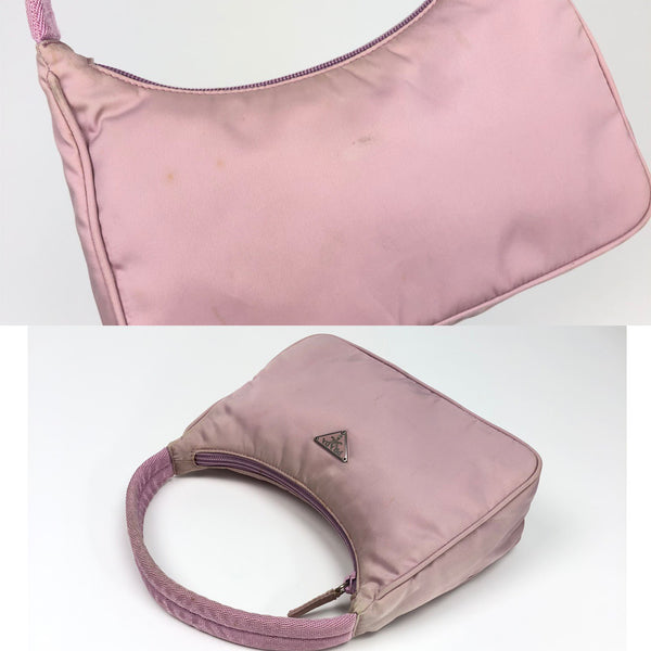 PRADA NYLON MINI HOBO BAG