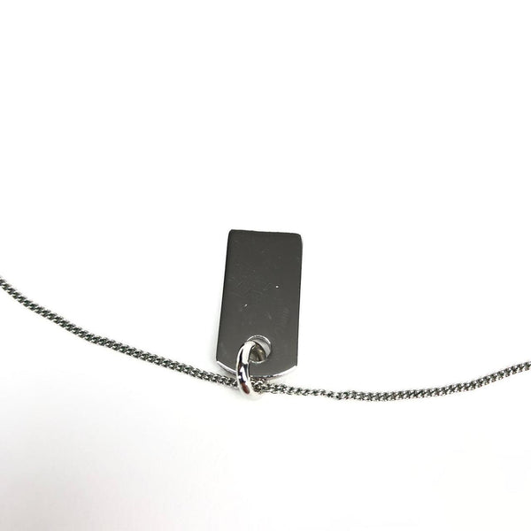 DIOR TAG NECKLACE
