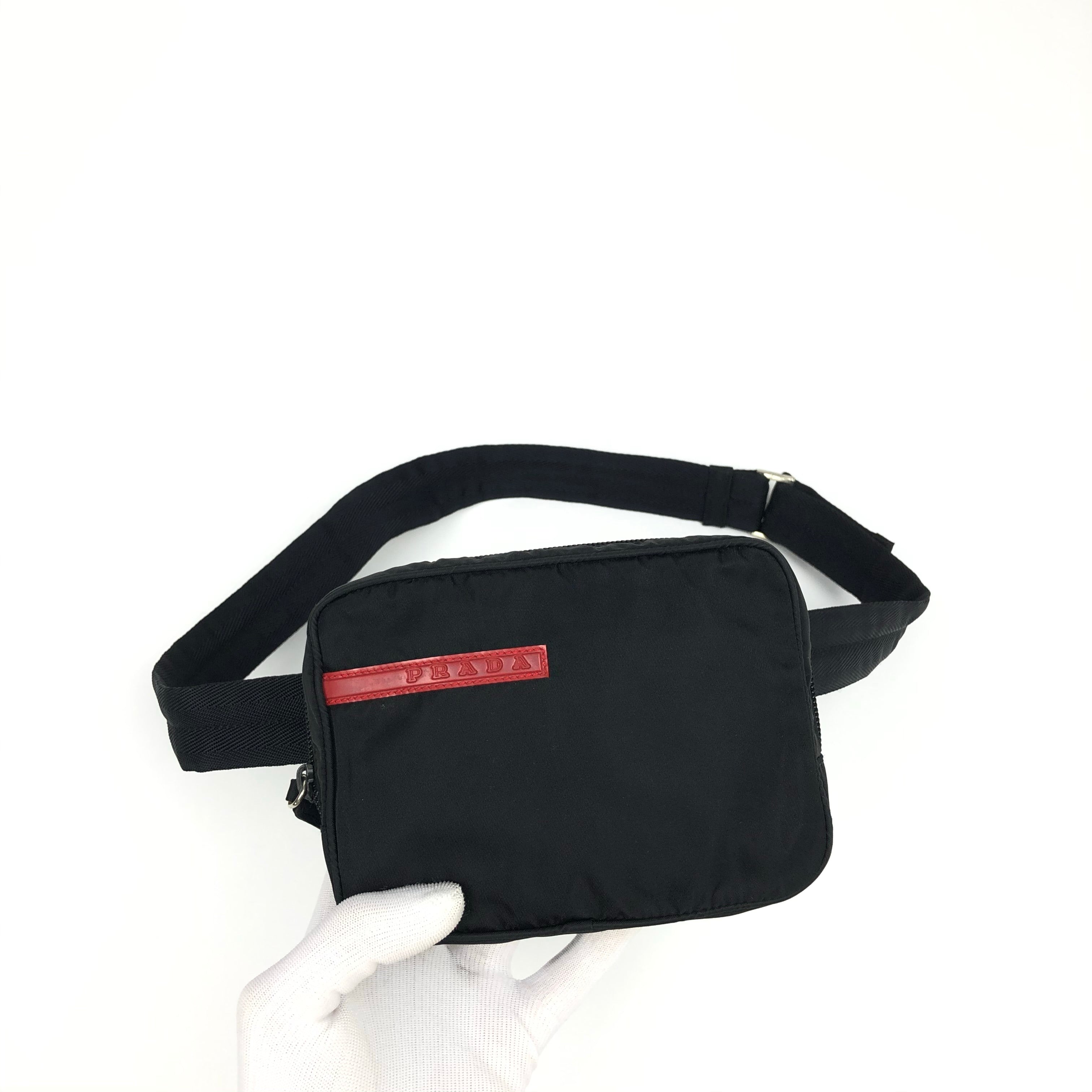 PRADA SPORT NYLON WAIST/CROSSBODY BAG
