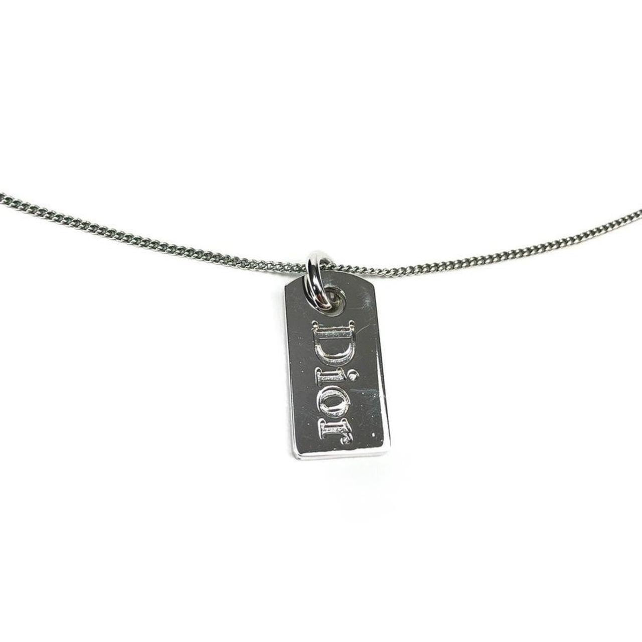 DIOR TAG NECKLACE
