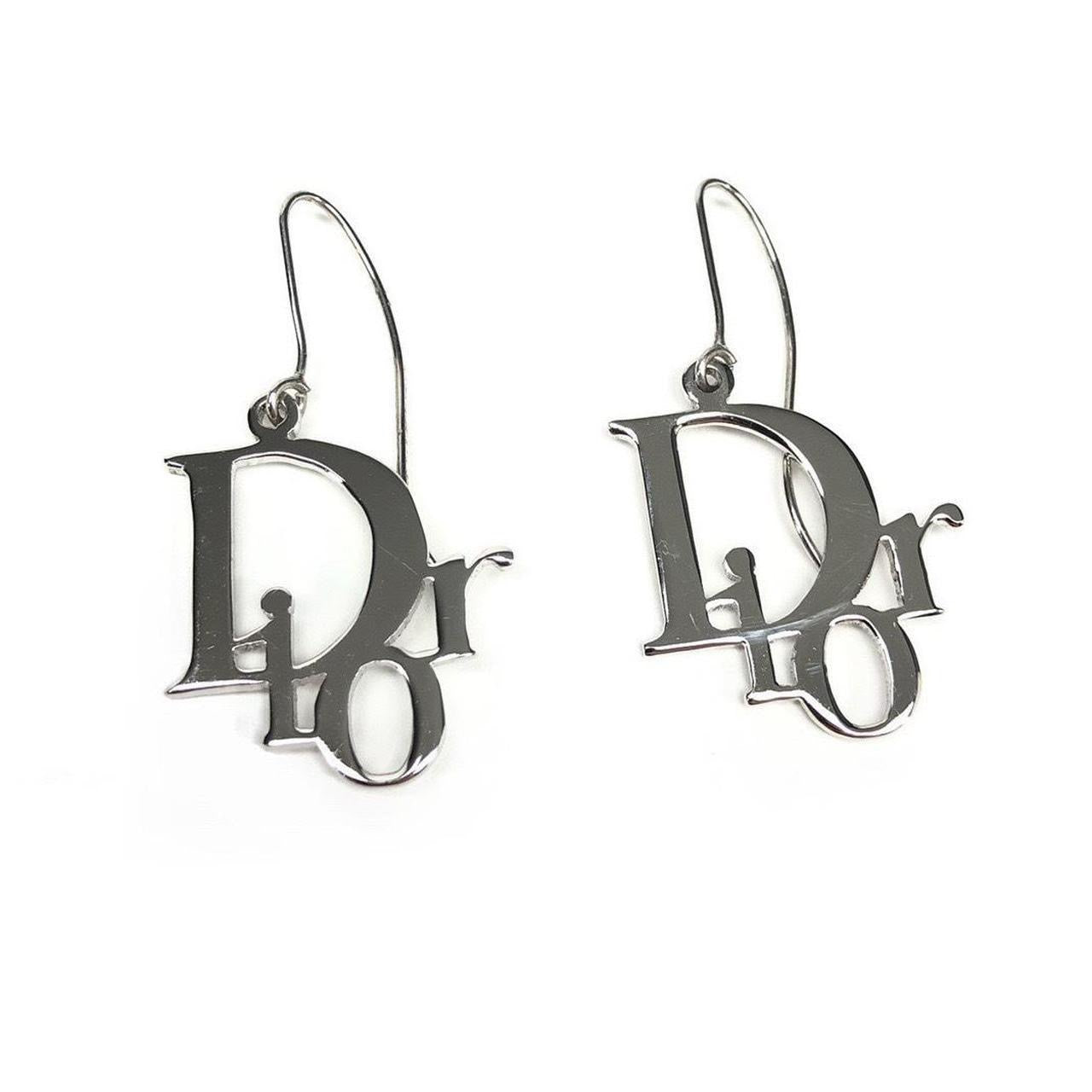 CHRISTIAN DIOR MONOGRAM EARRINGS