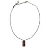 CHRISTIAN DIOR TAG NECKLACE