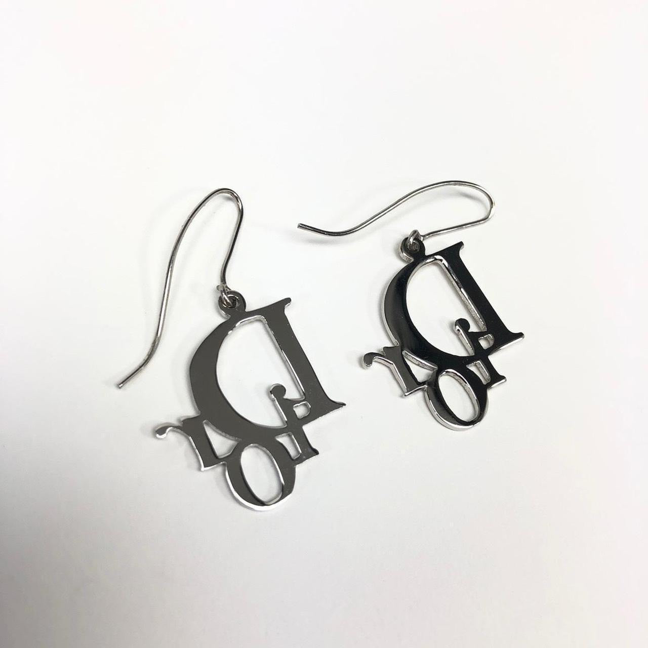 CHRISTIAN DIOR MONOGRAM EARRINGS