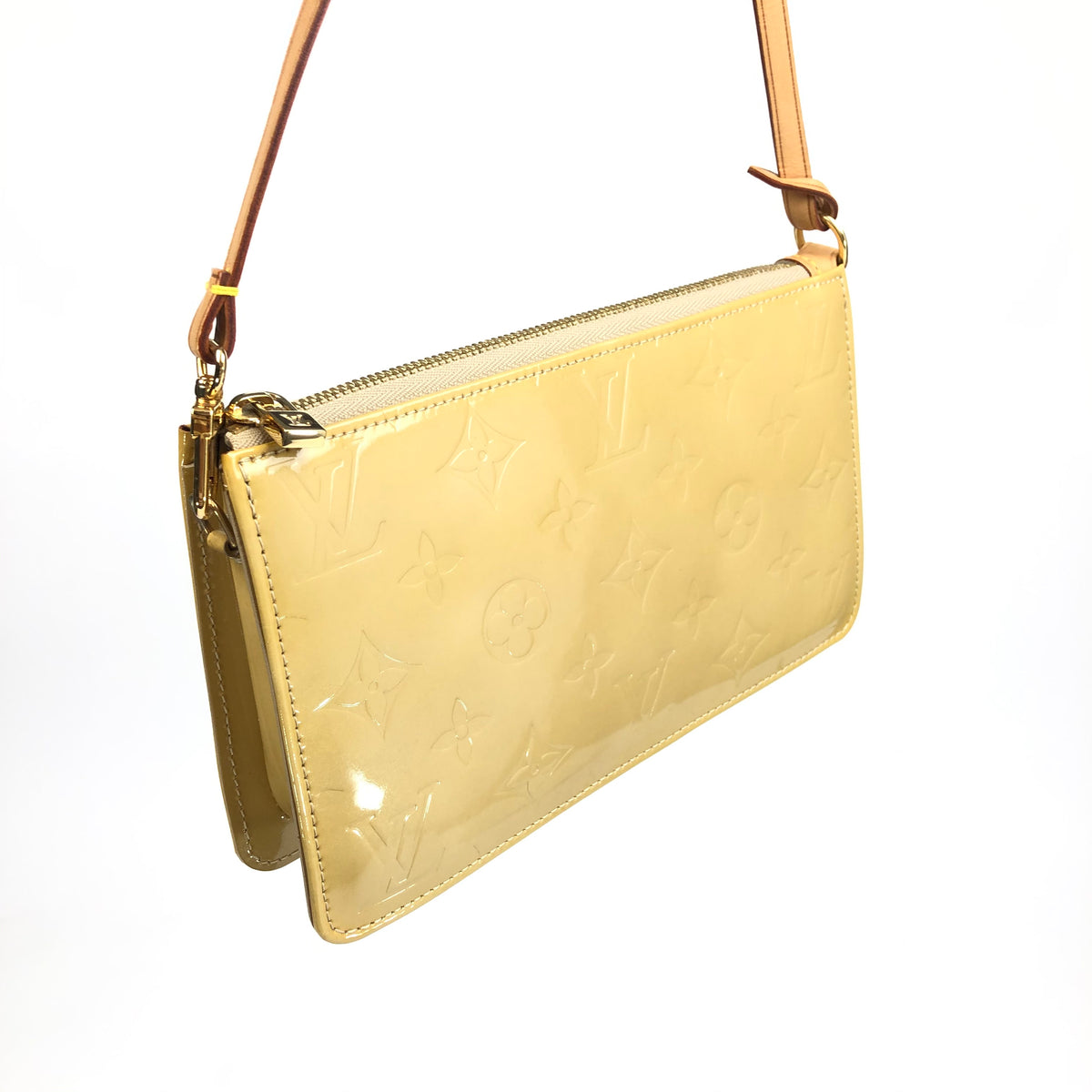 Louis Vuitton Yellow Vernis Pochette Crossbody Bag – The Don's Luxury Goods