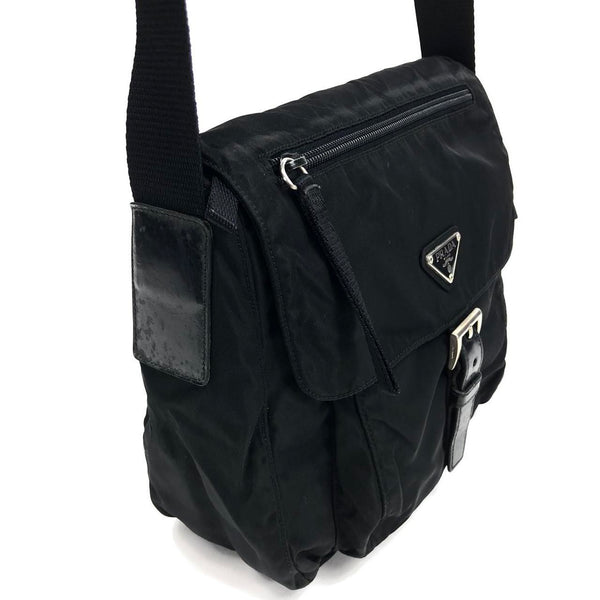 PRADA NYLON BUCKLE CROSSBODY BAG