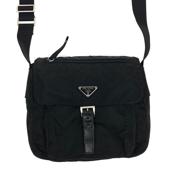 PRADA NYLON BUCKLE CROSSBODY BAG