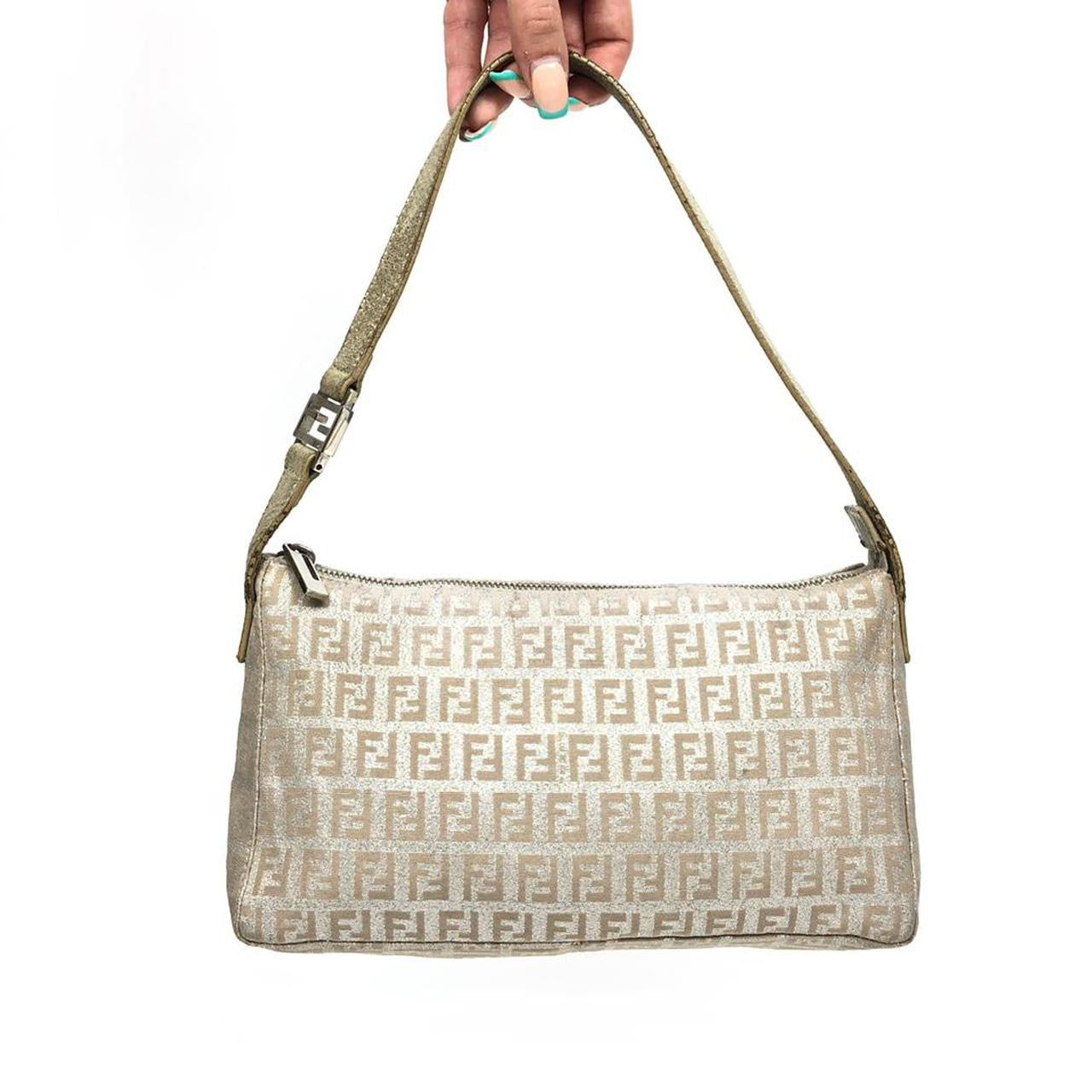 FENDI ZUCCA SHOULDER BAG