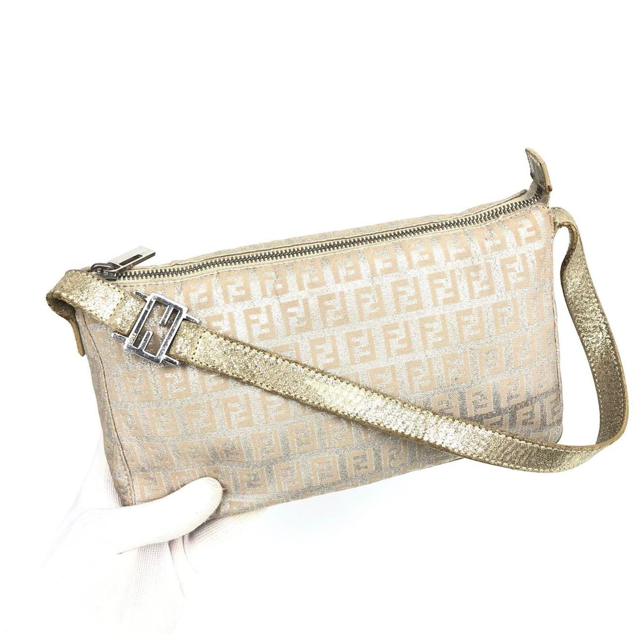 FENDI ZUCCA SHOULDER BAG