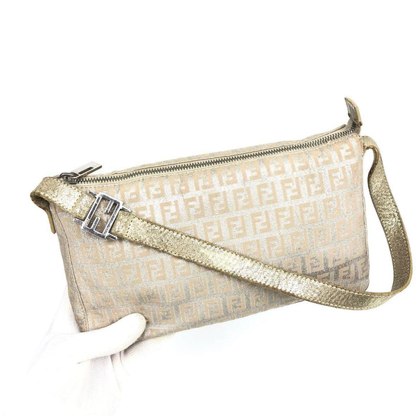 FENDI ZUCCA SHOULDER BAG