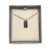 CHRISTIAN DIOR TAG NECKLACE