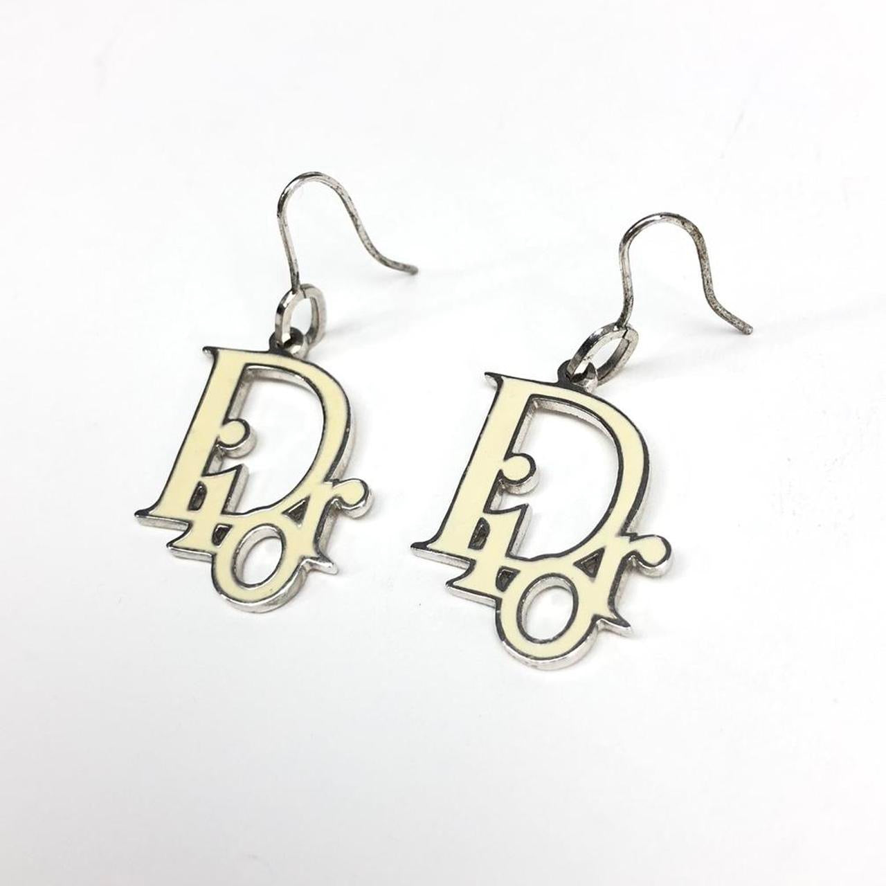 CHRISTIAN DIOR MONOGRAM EARRINGS