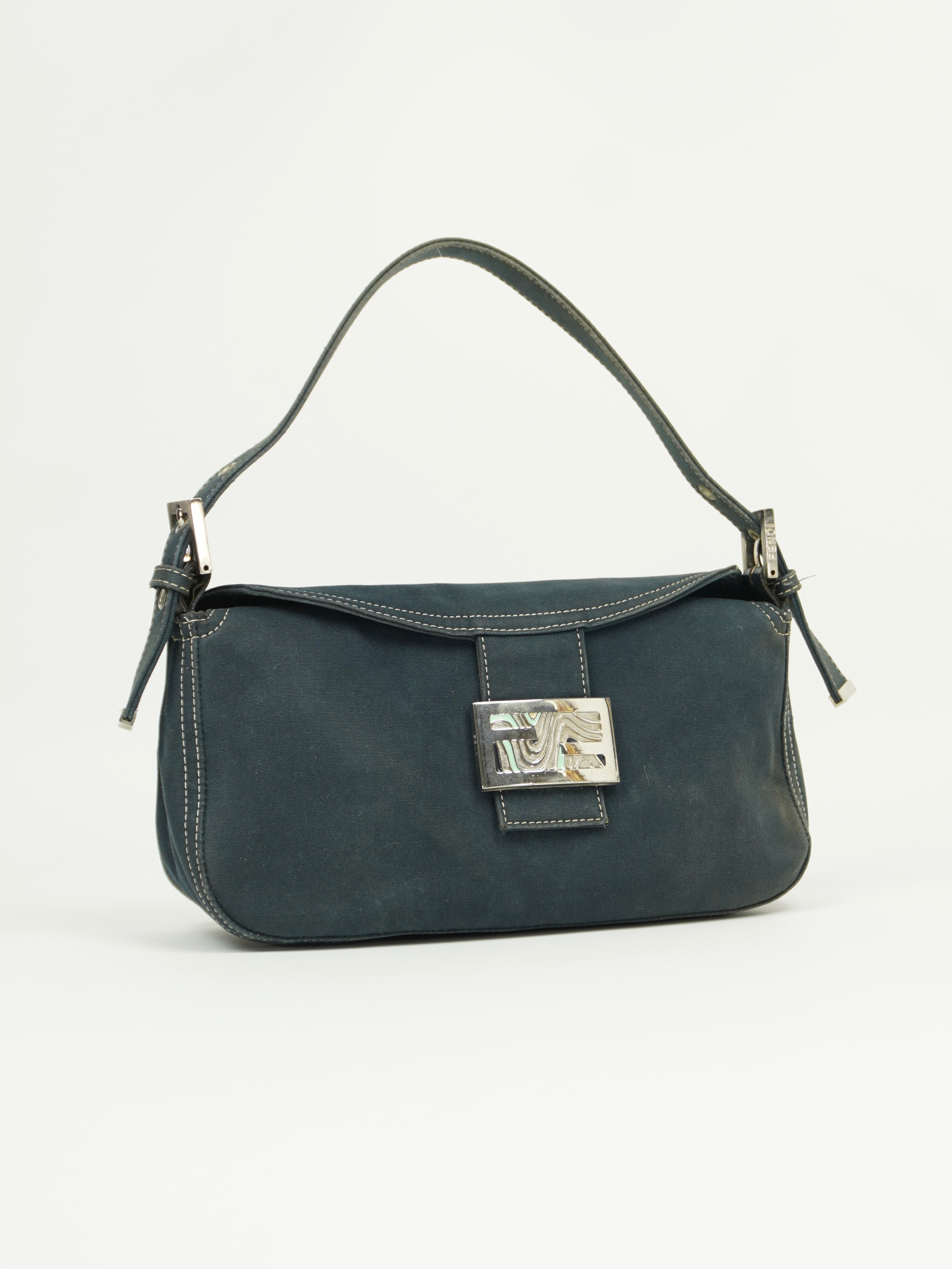 FENDI BAGUETTE WITH MARBLE BUCKLE