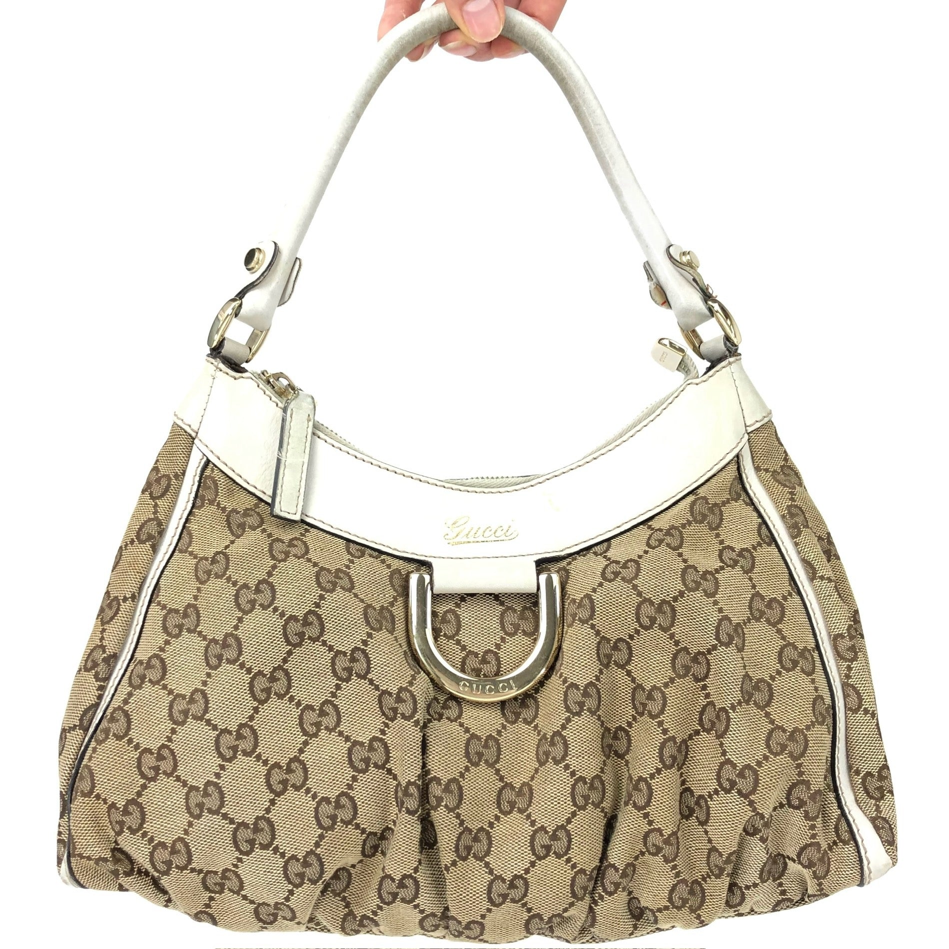 GUCCI MONOGRAM ABBEY SHOULDER BAG