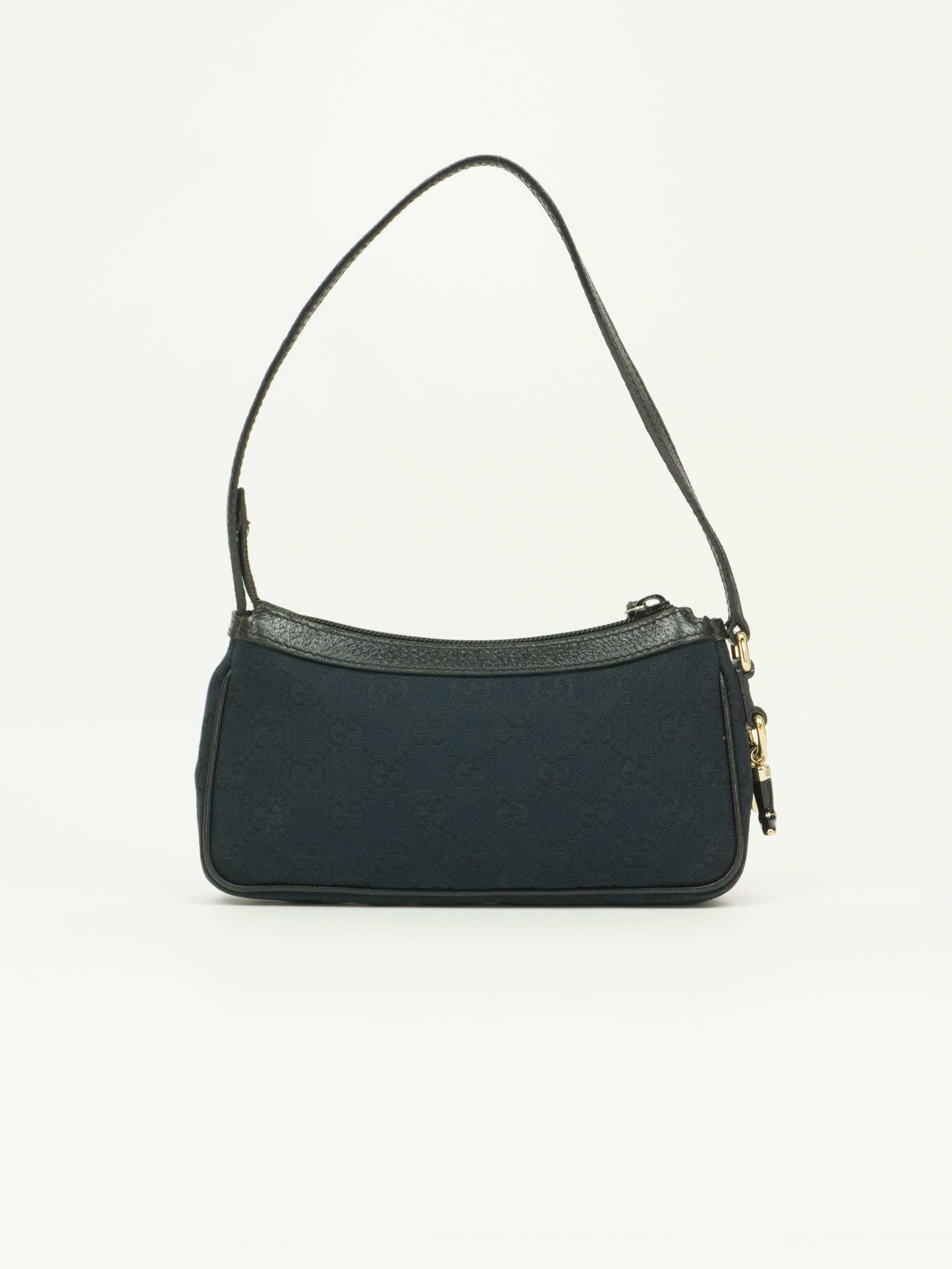 GUCCI MONOGRAM BOOT CHARM BAG