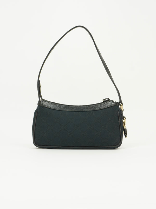 GUCCI MONOGRAM BOOT CHARM BAG