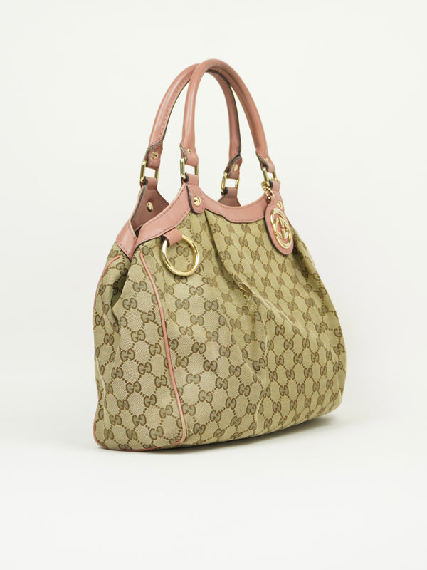 GUCCI MONOGRAM SUKEY BAG