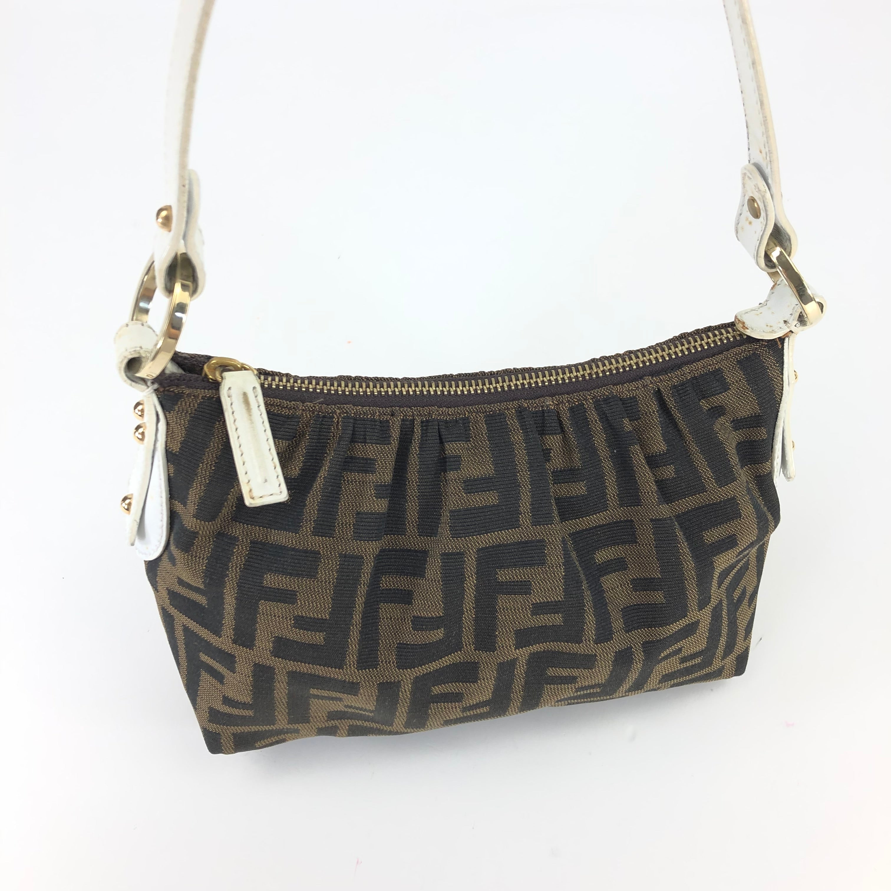 FENDI ZUCCA SHOULDER BAG