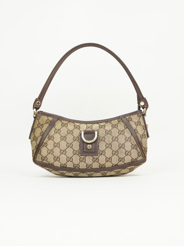 GUCCI MONOGRAM D RING BAG
