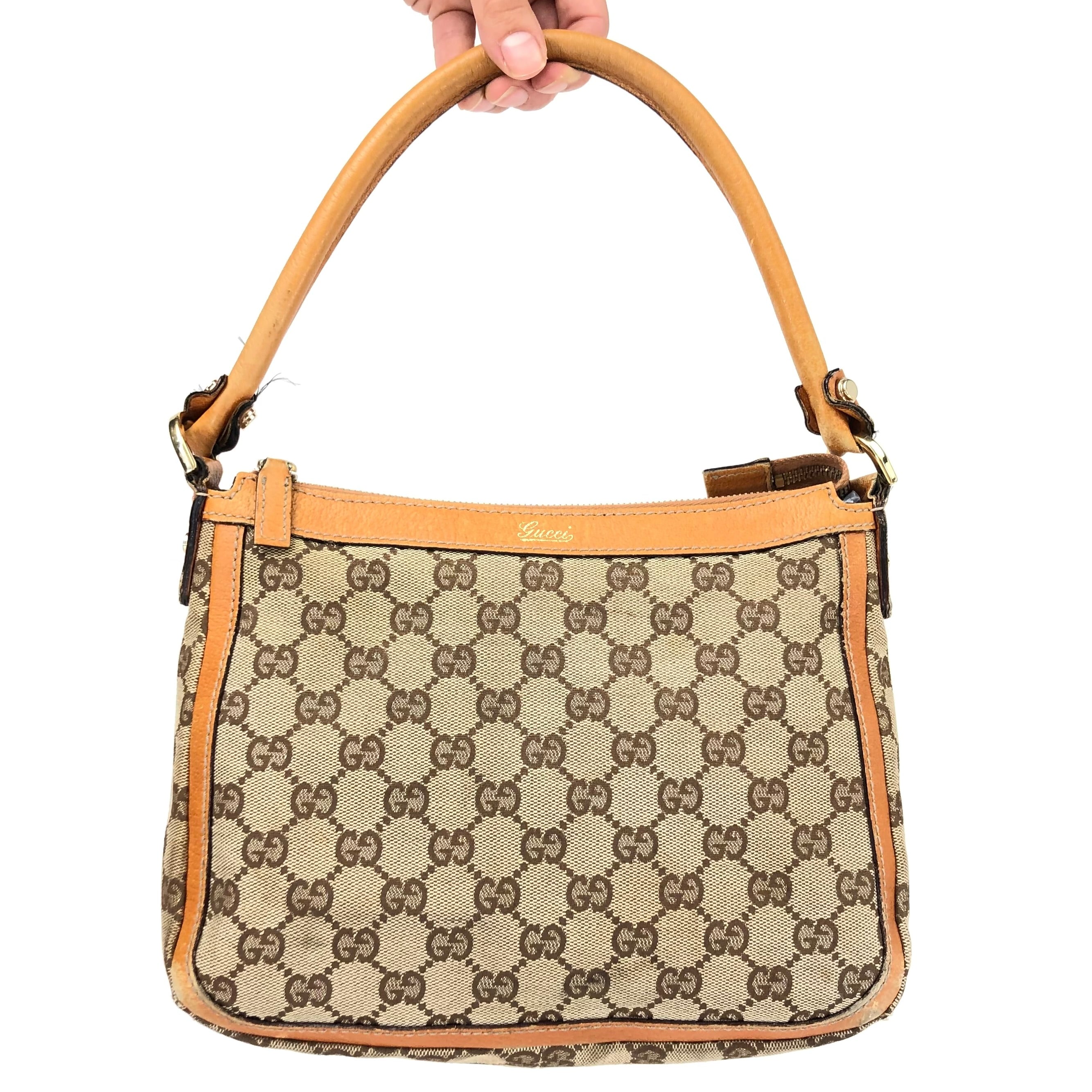 GUCCI MONOGRAM SHOULDER BAG