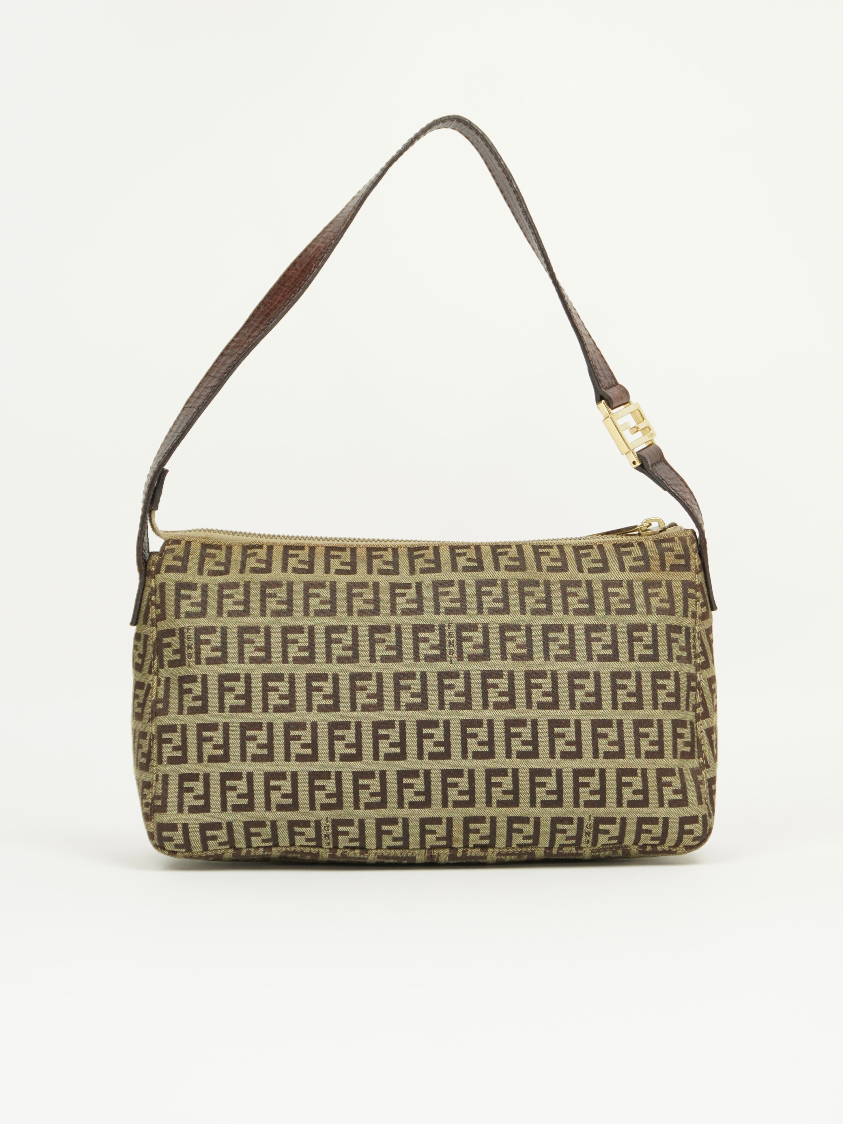 FENDI ZUCCA SHOULDER BAG