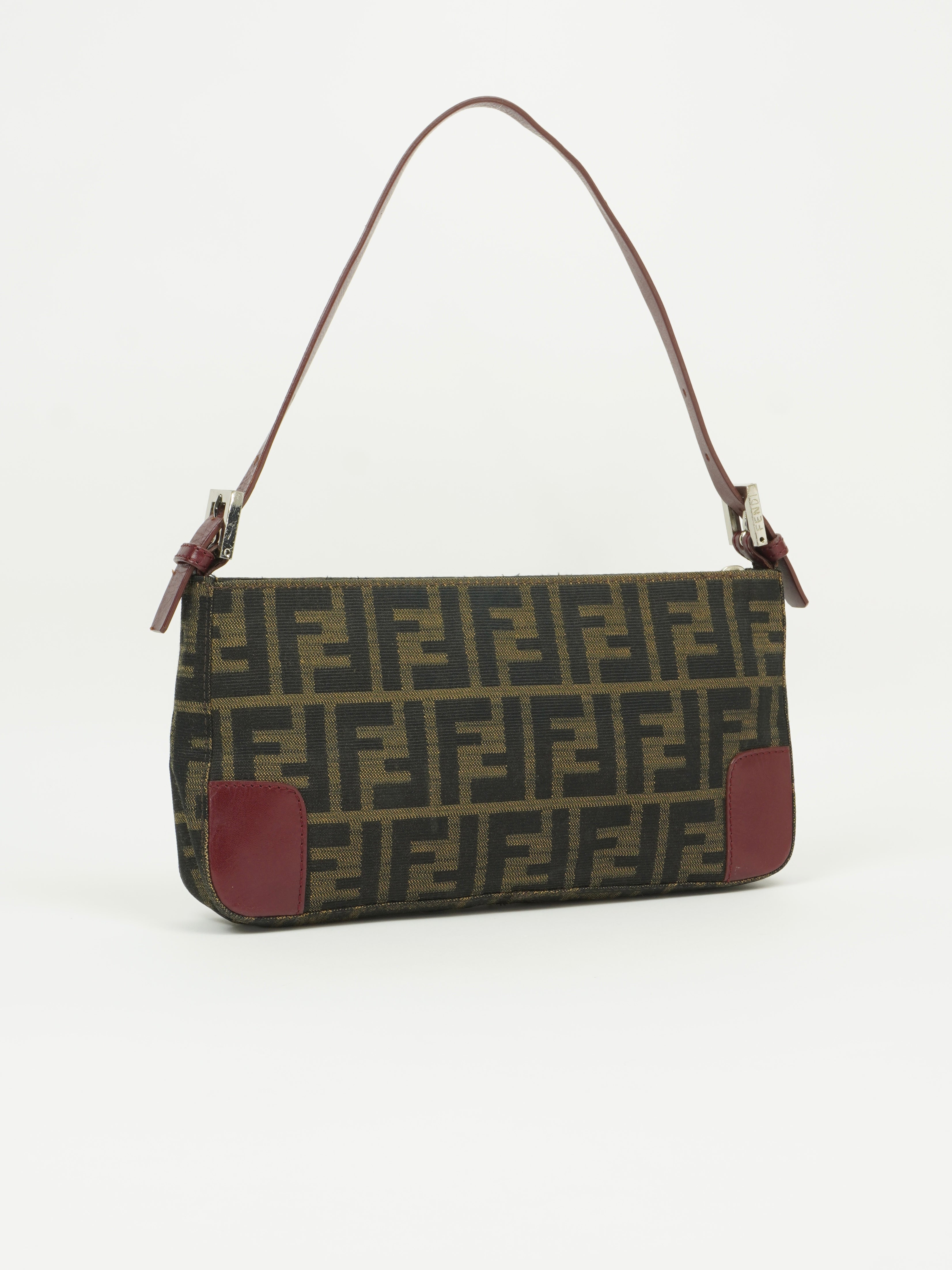 FENDI ZUCCA SHOULDER BAG