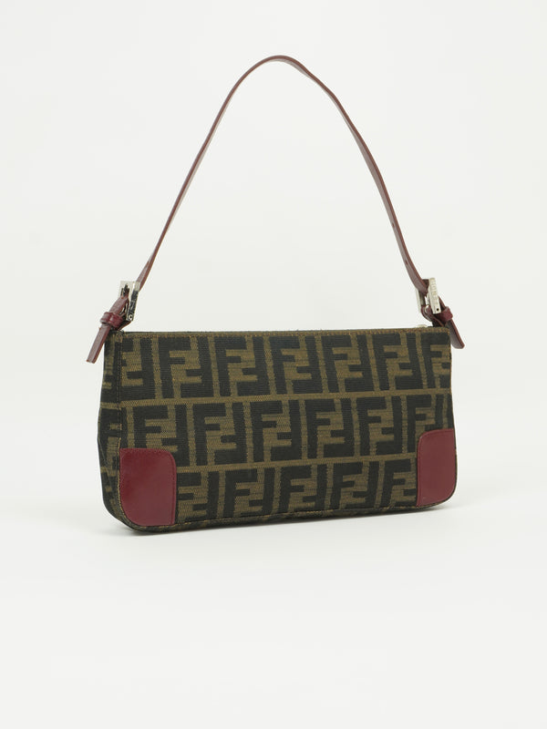 FENDI ZUCCA SHOULDER BAG