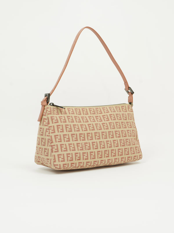 FENDI ZUCCA SHOULDER BAG