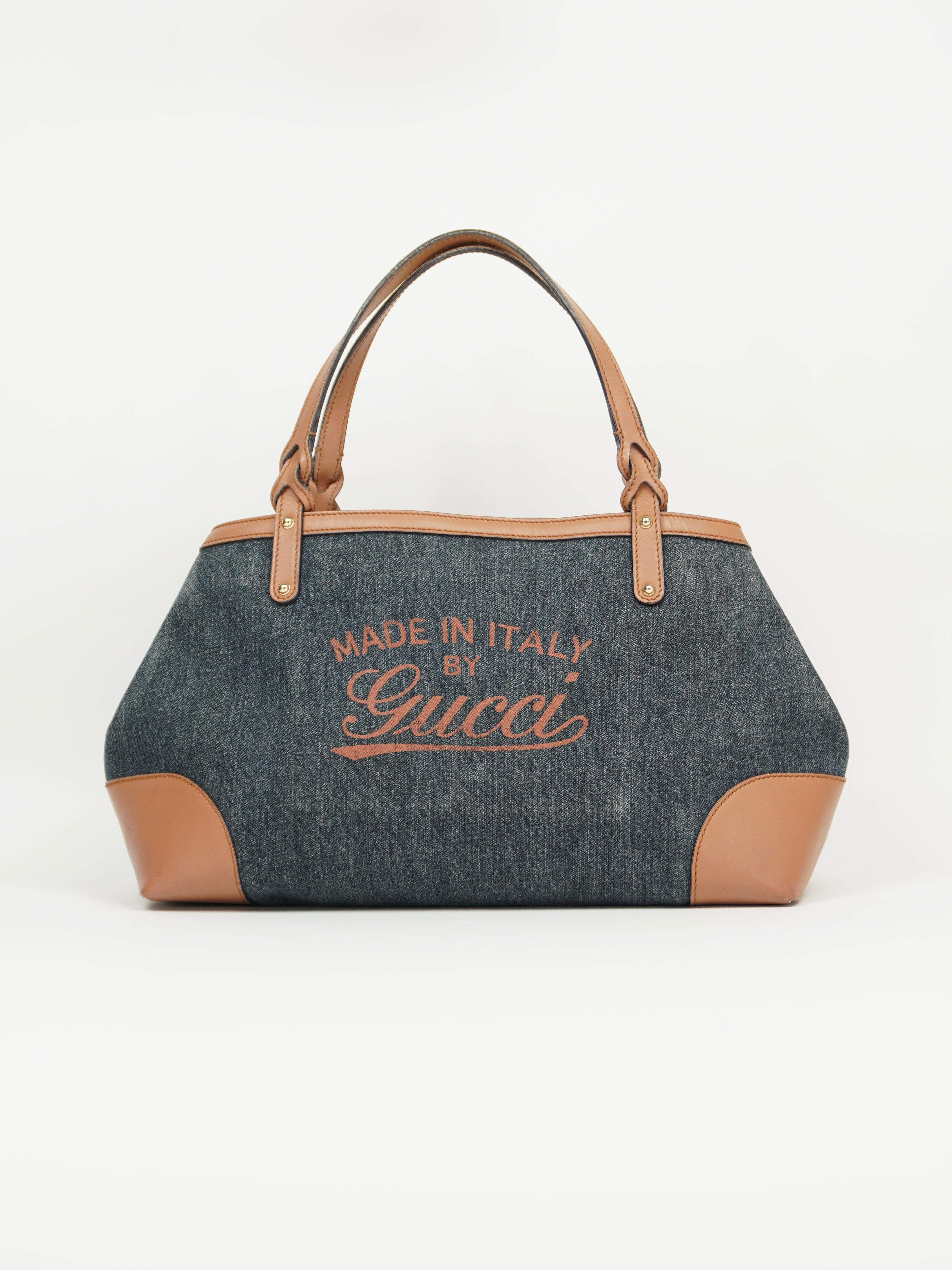 GUCCI DENIM HANDBAG
