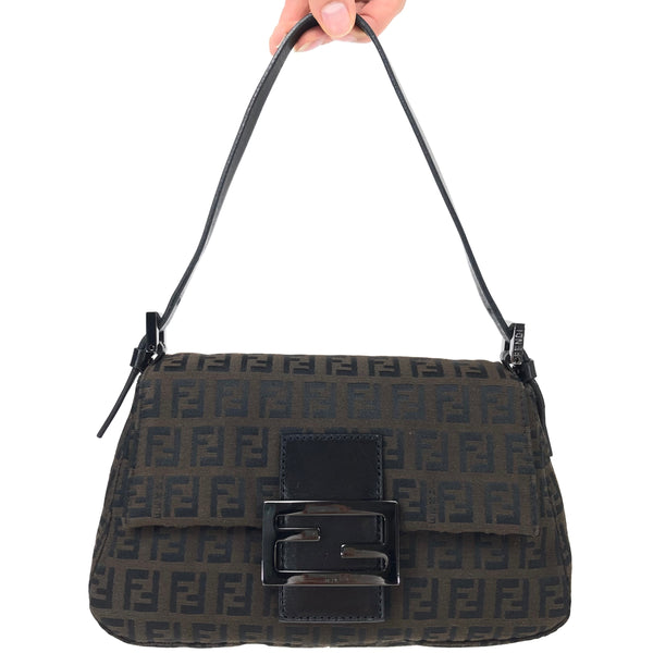 FENDI ZUCCA SHOULDER BAG