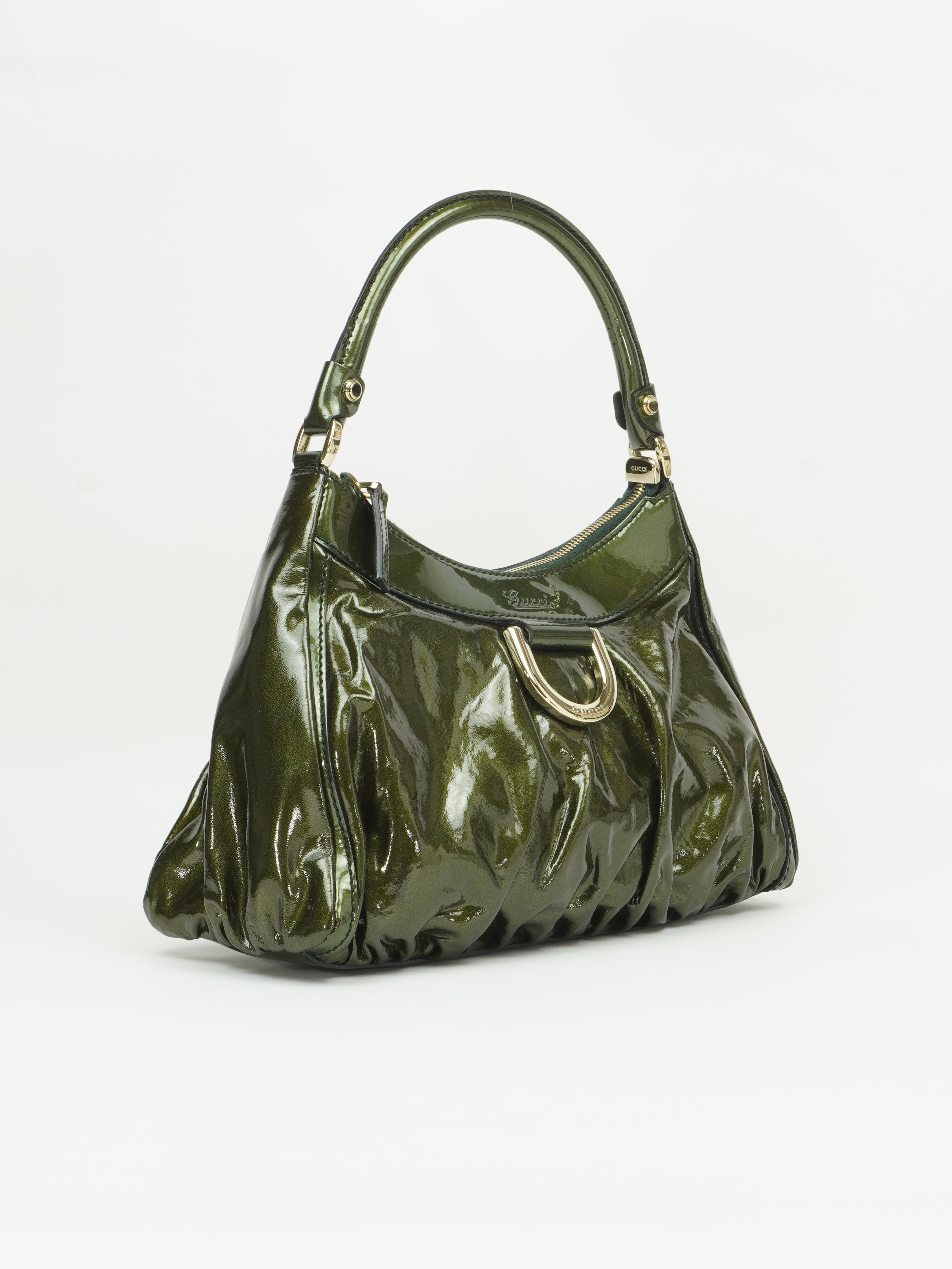 GUCCI PATENT LEATHER ABBEY BAG