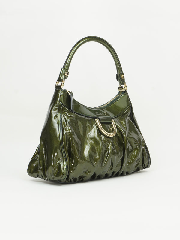 GUCCI PATENT LEATHER ABBEY BAG