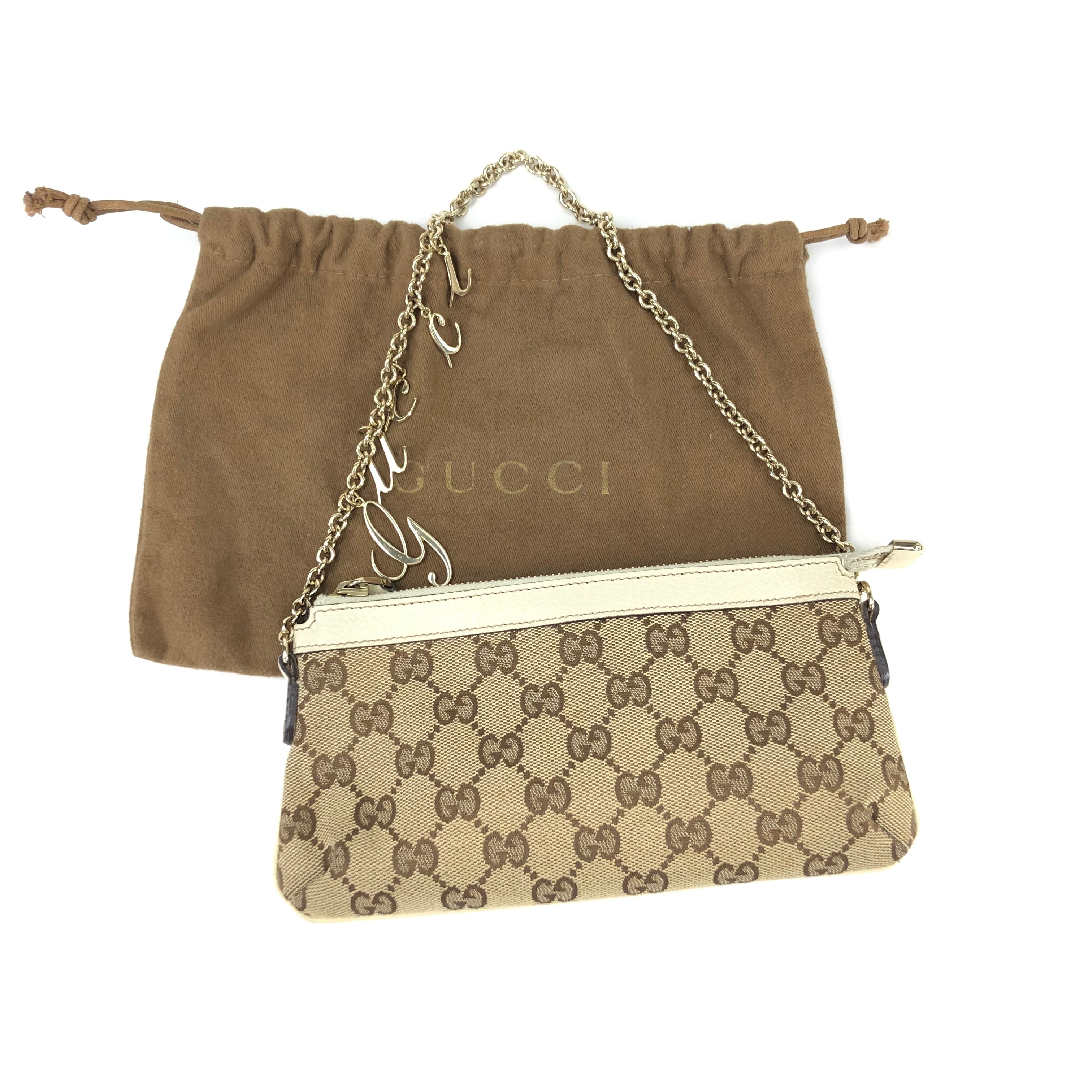 GUCCI MONOGRAM SHOULDER BAG