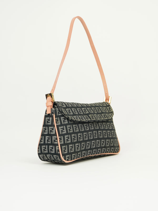 FENDI ZUCCA SHOULDER BAG